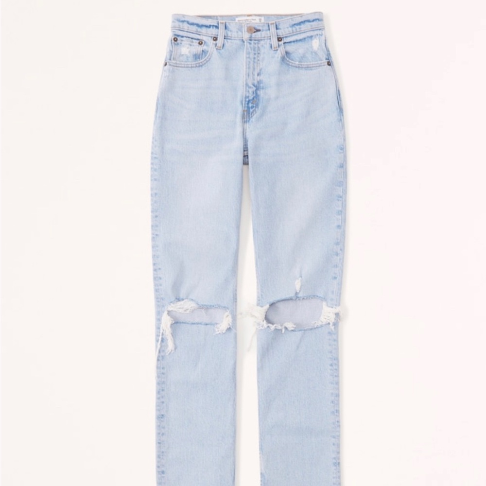 Abercrombie 90s straight ultra high rise, size 25P